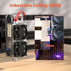 Amazon | NEJE 3 MAX V2 E80、20W+パワー、レーザー彫刻機