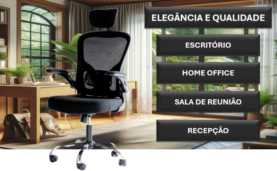 Cadeira presidente ergonomica