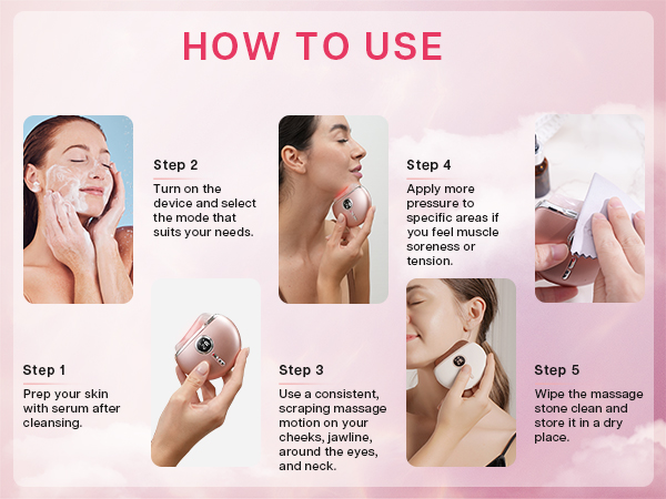 Amazon.com: VRAIKO Aurora LED Gua Sha Device, Jade Stone Gua