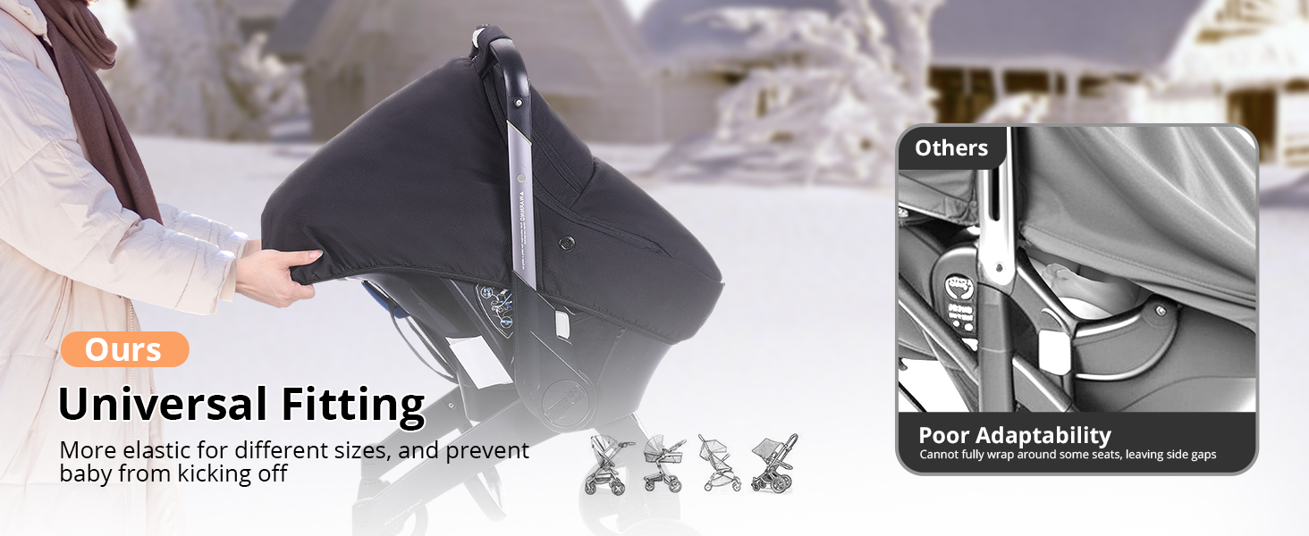 winter car seat cover