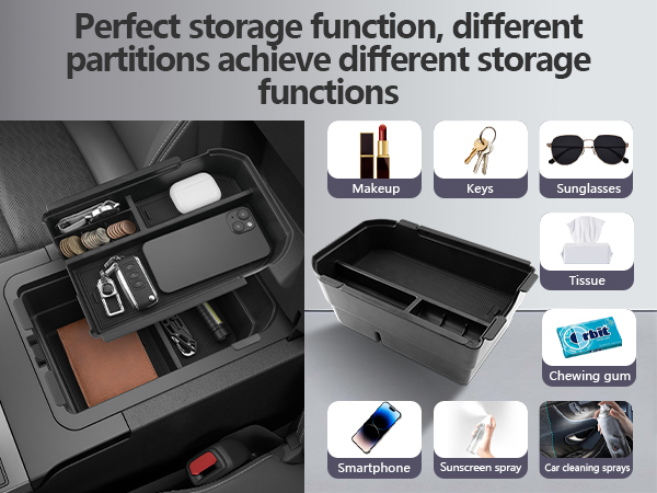 インテリアボックス Amazon.com: Center Console Organizer Compatible with 2024