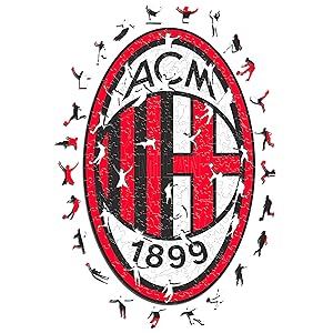 Logo Milan - Puzzle di Legno