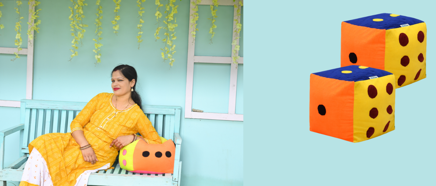 NEXTGO Dice Lodo Snake Game Soft Toy Goti Token for Kids Velvet