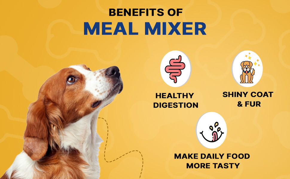 Boltz Meal Mixer for Dogs 1 kg Dog Food Topper with 50 Chicken for