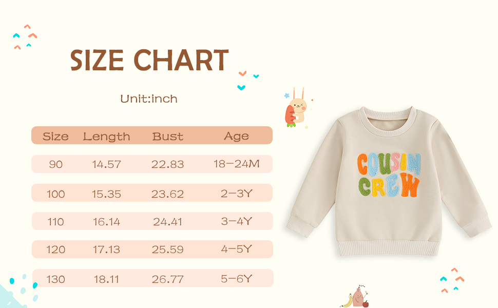 cousin crew shirts for kids and baby