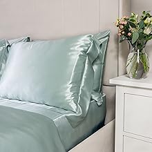 pink oxford silk pillowcase