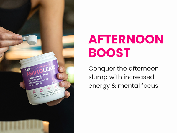 Naturally Sweetened Pre Workout with a scooper