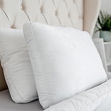 Sleep soundly with this back, belly, & side sleeper pillow.