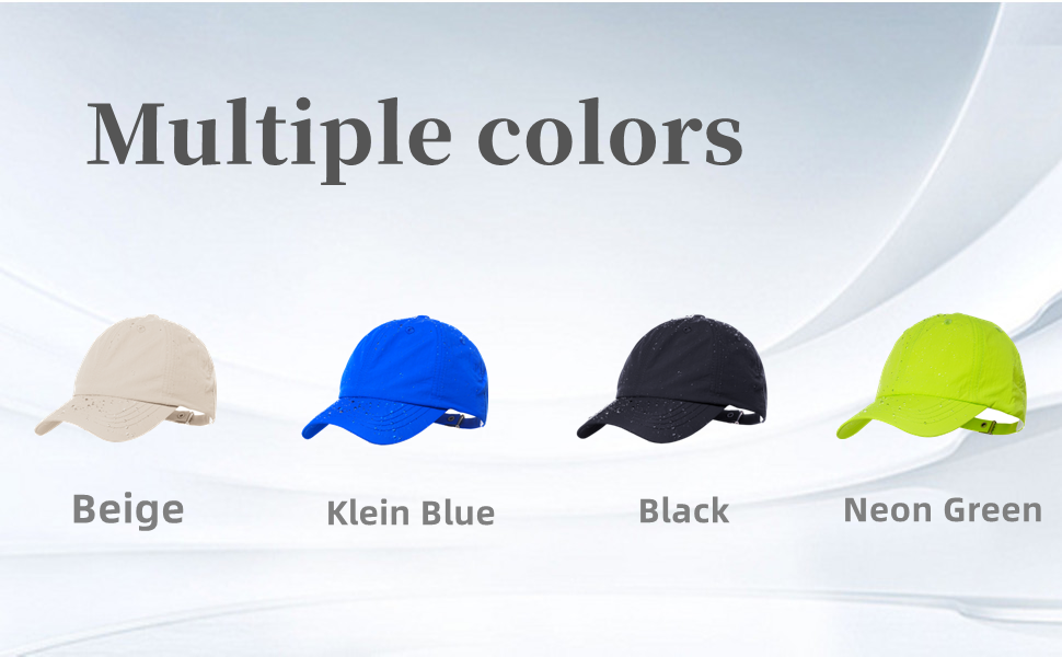 Men Waterproof Baseball Cap Windproof Golf Cap Adjustable Tennis