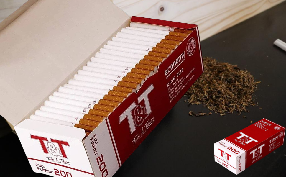 Royal Swag Premium King Size 84 mm Cigarettes Tubes With Filter 200 Pc