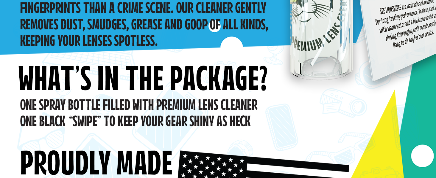 See Lion Premium Anti-Fog Spray for glasses, goggles, visors, tech, sunglasses and more