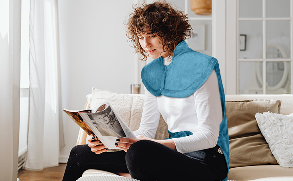 Heating Pad for Back Pain Relief, Large Electric Heating Pad for Neck