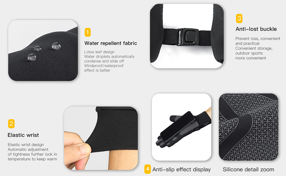 Waterproof gloves