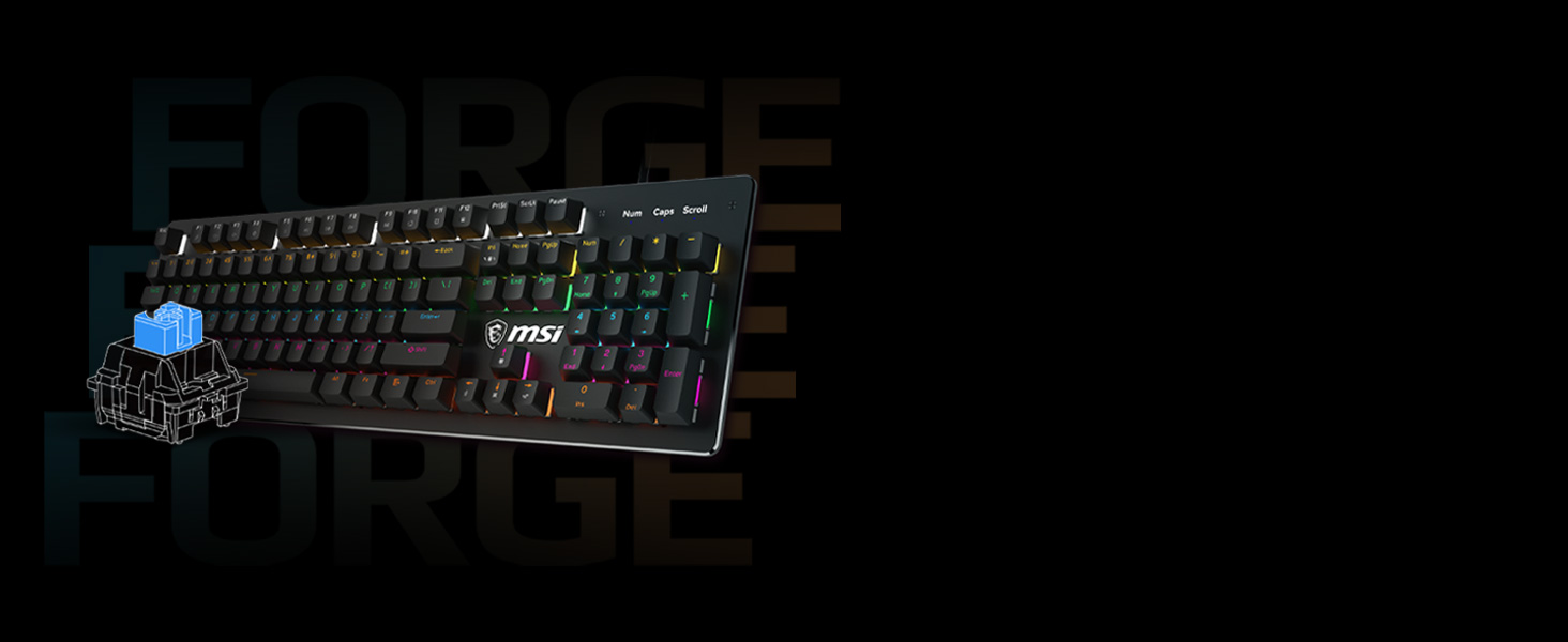 FORGE GK300 Gaming Keyboard