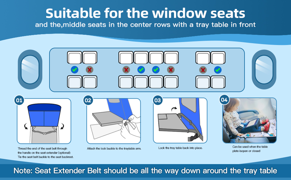 Toddler Airplane Travel Bed