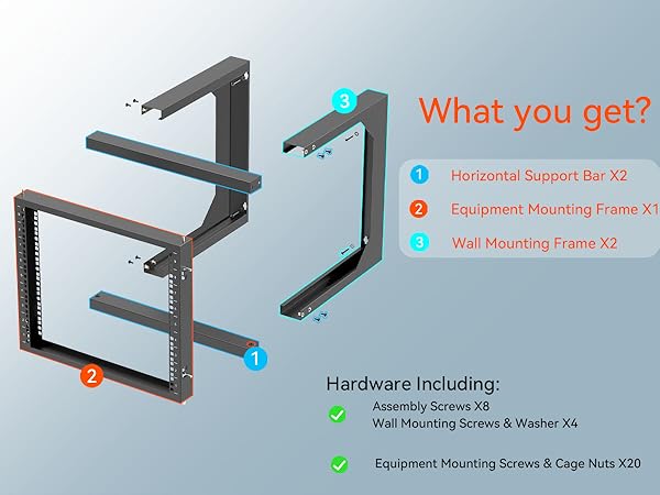 WALL RACK｜DUENDE Corner Wall Mount Rack | Security Wall Mount Rack | Kendall