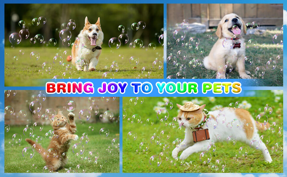 Pycoal Bubble Machine for Kids, Upgrade Automatic Bubble