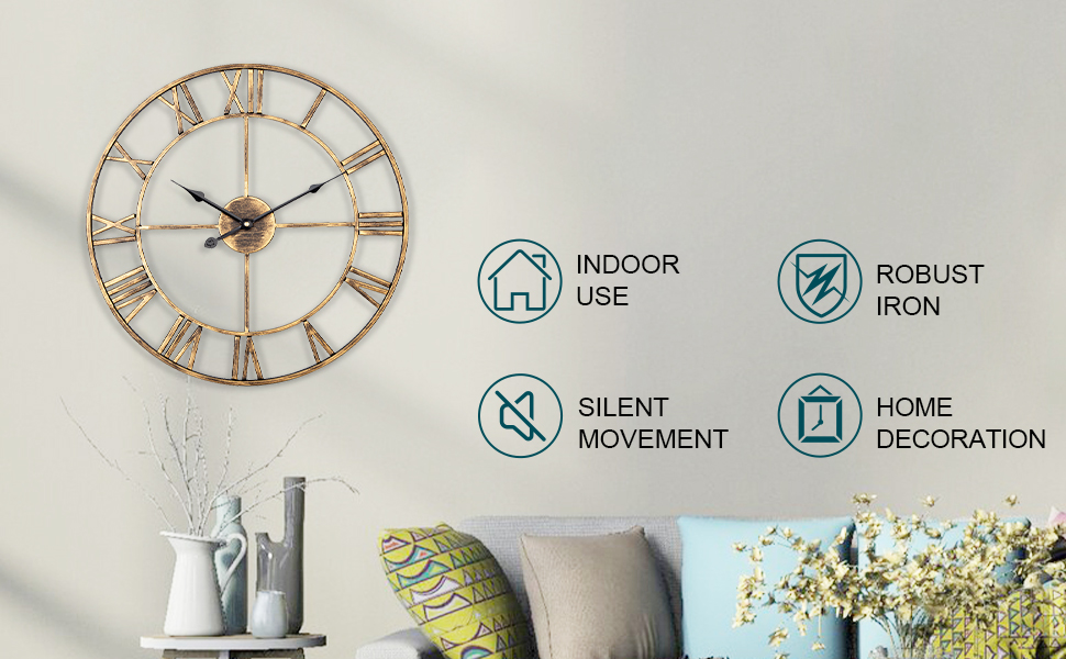 Modern Large Round Clock
