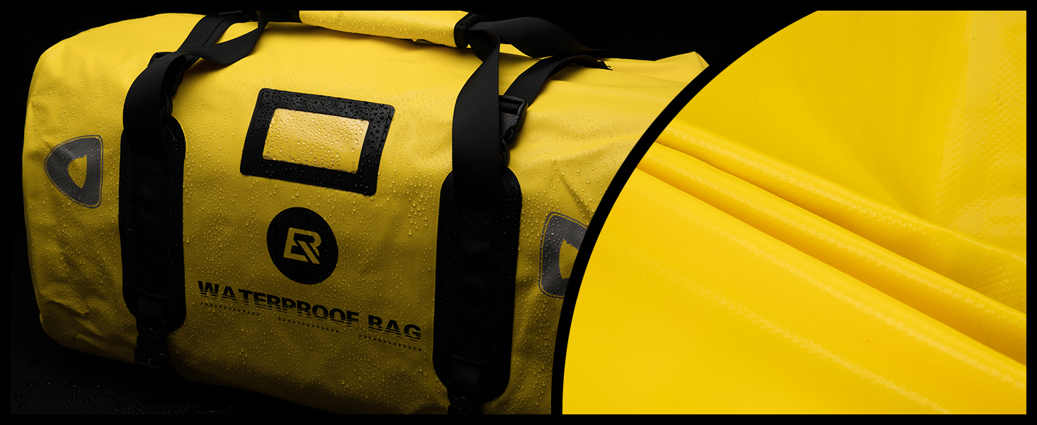 Motorcycle travel dry duffel bag