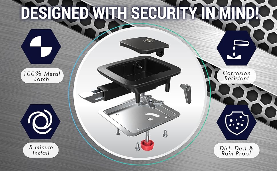 LATCH.IT RV Slam Latch All Metal RV Storage Locks Rv Compartment