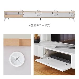 【LOWYA】テレビ台_ホワイト ※たのメル便で発送します Amazon｜LOWYA ロウヤ TVボード テレビ台 TV台 おしゃれ 国産