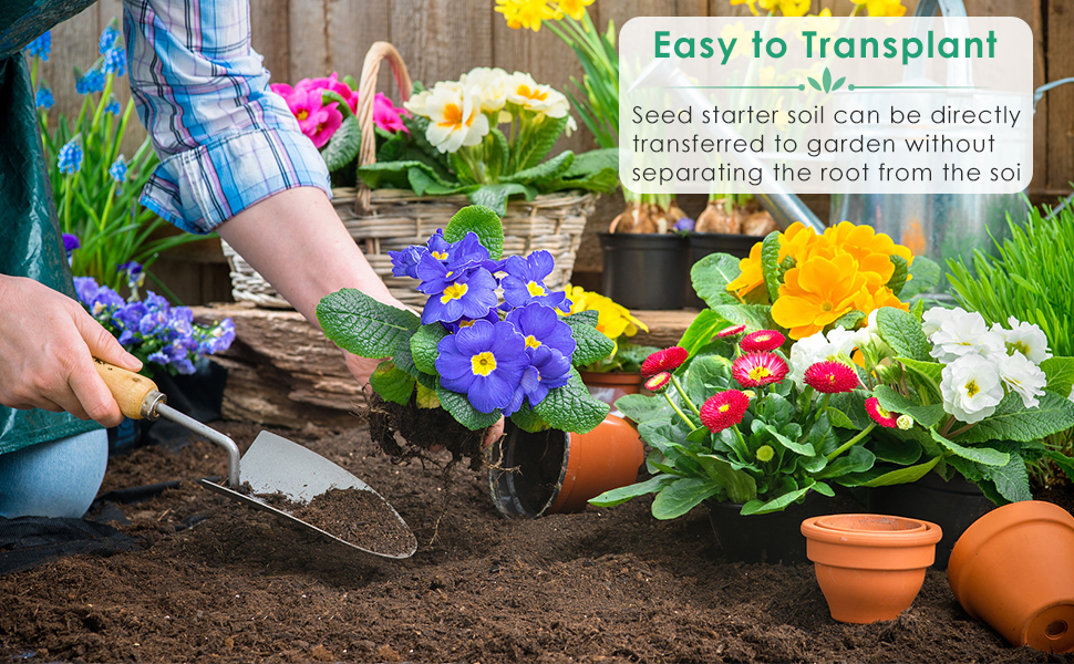 30mm Coco Coir Seed Starter Potting Soil,60PCS Compressed