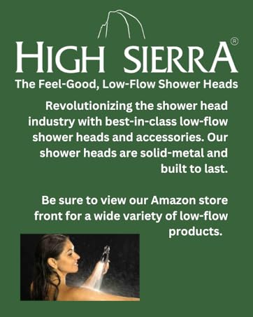 High Sierra Shower Heads - Best-In-Class