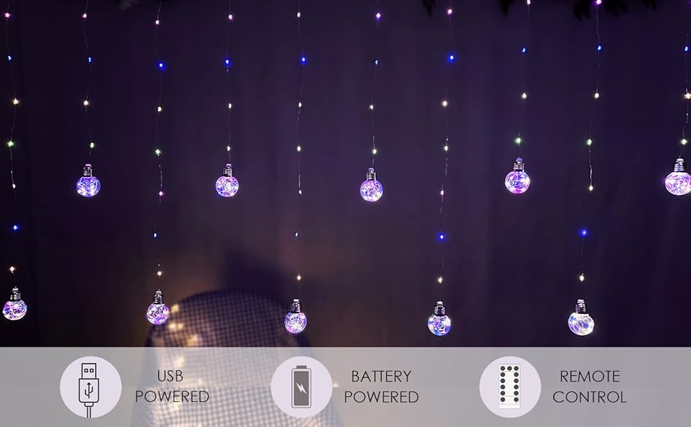 fairy light curtain