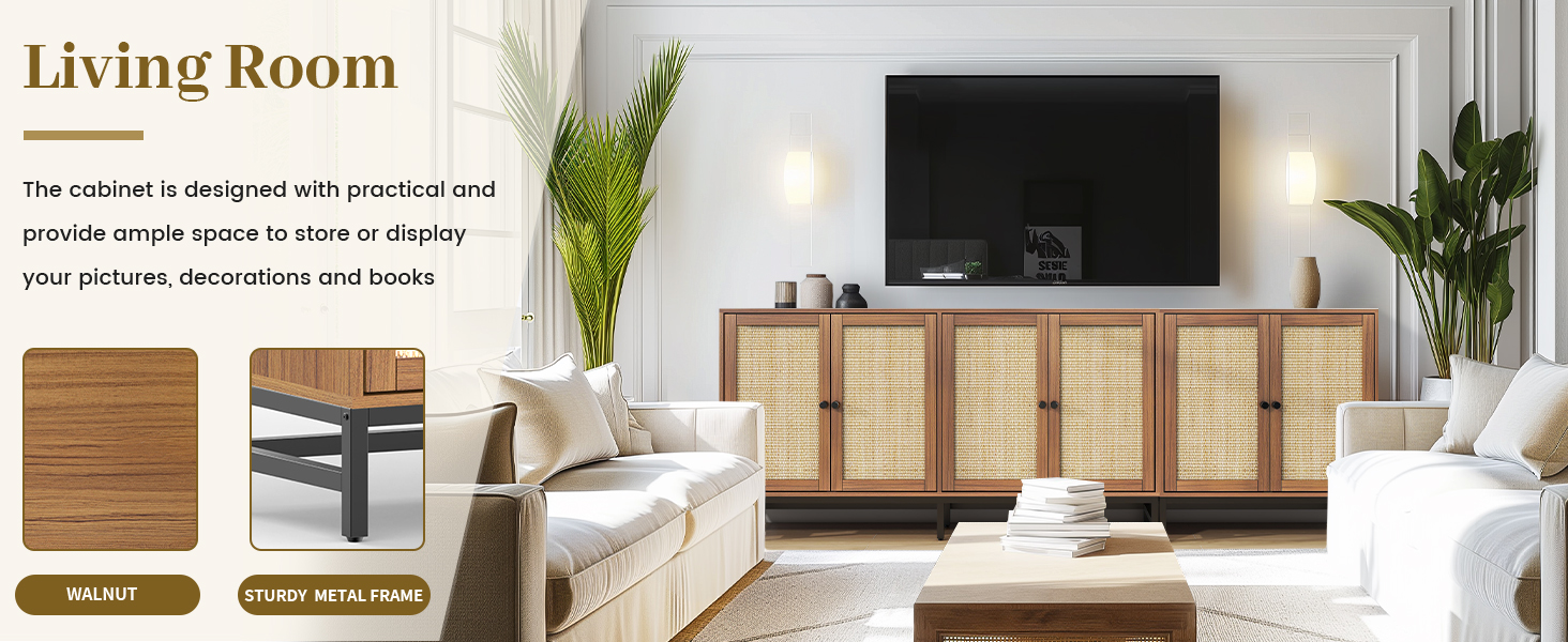 sideboard,rattan cabinet,accent cabinet,cabinet,buffet,credenza,buffet cabinet,wooden sideboard