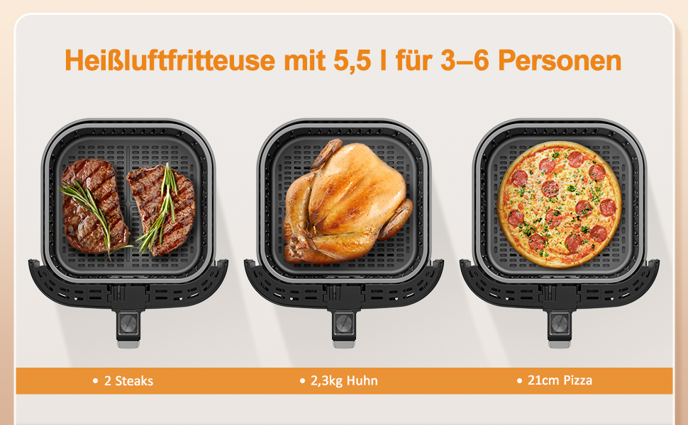 Friteuse à air chaud