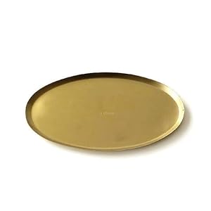 ゴールド金属製トレー 約30cm x 15cm ゴールド金属製トレー 約30cm x 15cm