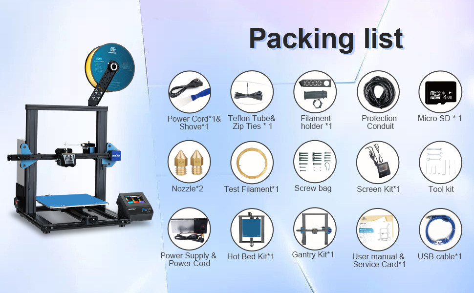 GEEETECH Mizar pro 3D Printer: Amazon.de: Business, Industry & Science