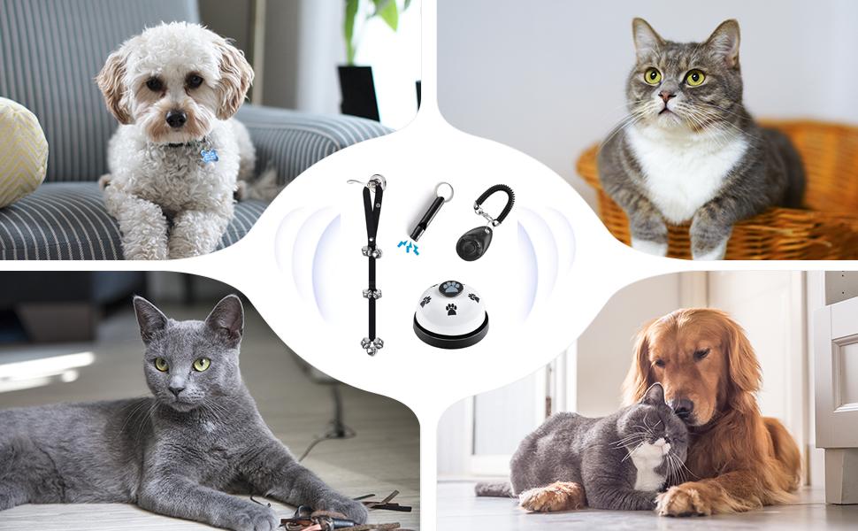 Kelivi Dog Bell for Puppy Potty Training, 4 Pack Dog Bells Toilet