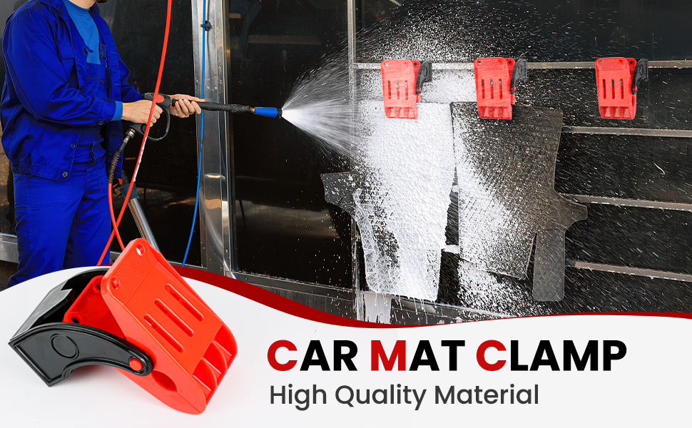 ALL4DETAIL Heavy Duty Mat Clamp, Multipurpose NonSlip Car