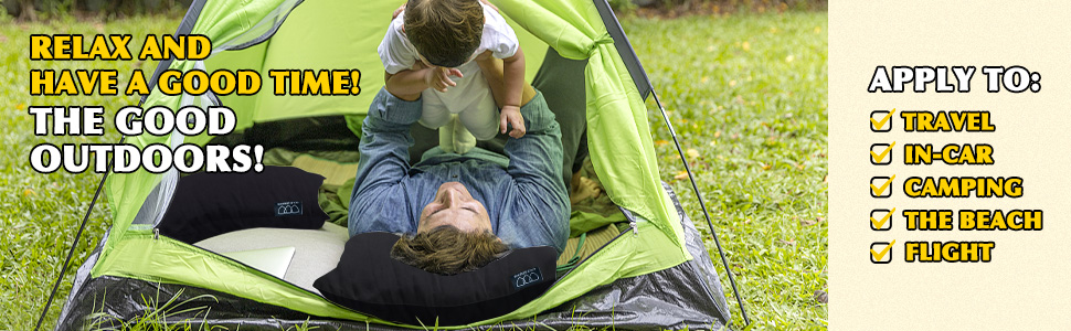 Gold Armour Camping Pillow Travel Pillow for Sleeping and Traveling Camping Accessories Gear
