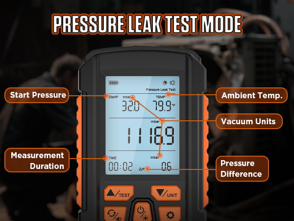 Amazon.com: Digital Vacuum Gauge Pro, HVAC Vacuum Meter, 0.2
