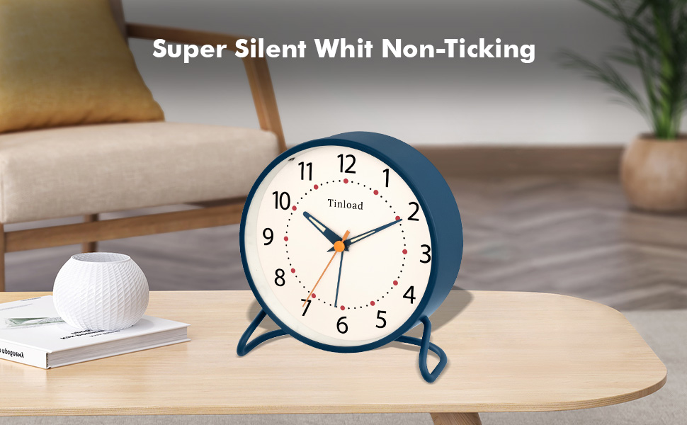 4.5" Antique Retro Analog Alarm Clock, S... 13 2