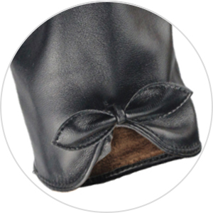 elegant leather gloves