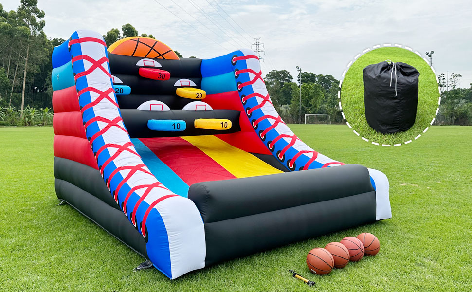 Inflatable Basketball Hoop Shot Game