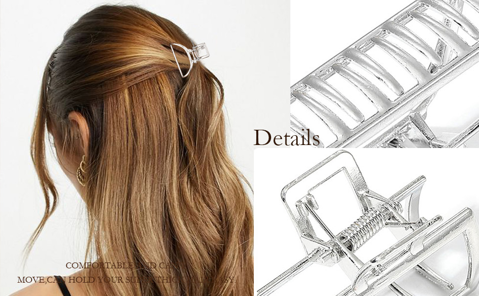 metal alloy hair claw clips small hair claws