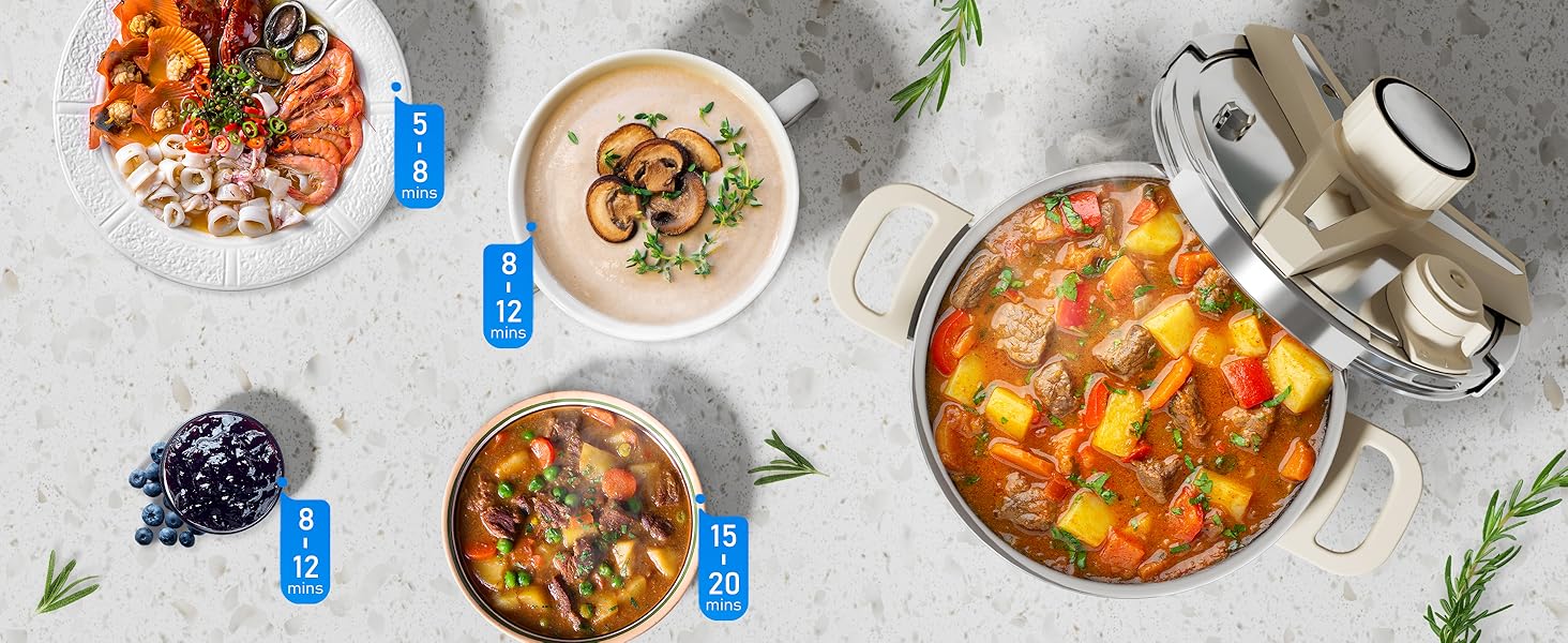 10 pcs Olla de presion Set