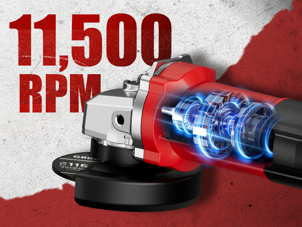 AVID POWER Angle Grinder - 750W Metal Cutting & Grinding -8 AVID POWER Angle Grinder - 750W Metal Cutting & Grinding -8