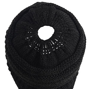 forbusite Ponytail Visor Beanie Cap