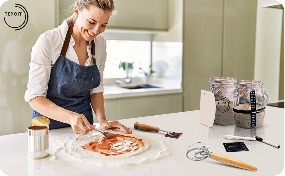 TEROIT Sourdough Starter Kit, Sourdough Bread Baking