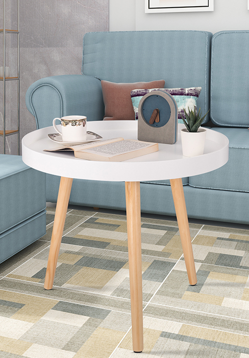 WOLTU Set Di 2 Tavolini Da Salotto. Tavolini Da Caffè Laterali Da Divano. Tavoli Bassi Da Soggiorno In Legno E Acciaio. Stile Industriale. Colore Legno E Nero 19 Tavolini da Caffè.