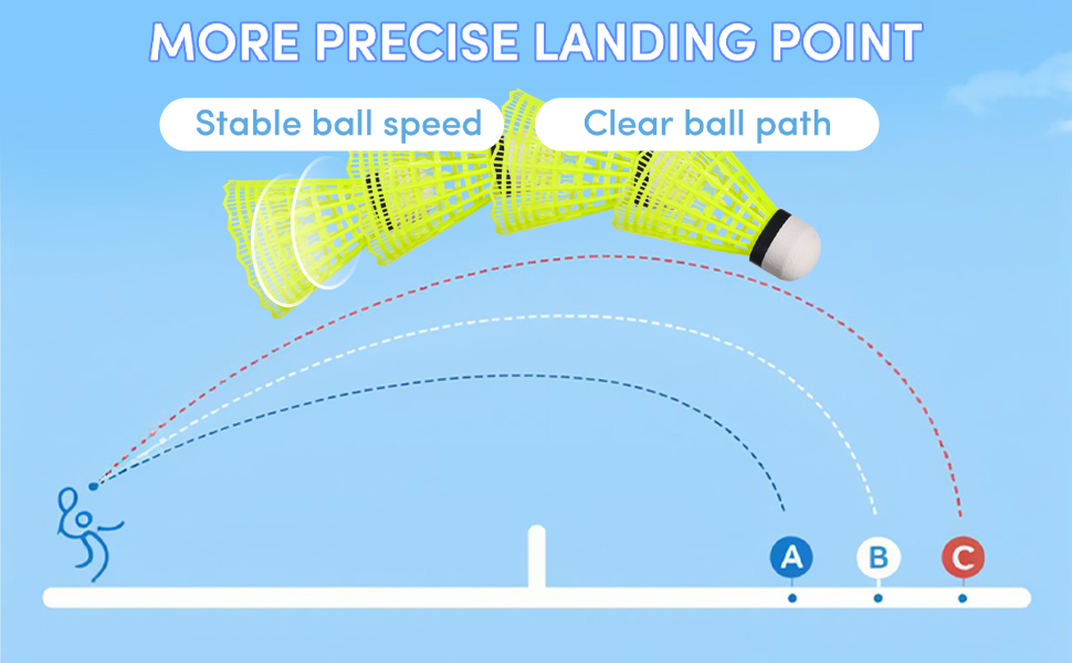 Nylon Badminton Shuttlecocks