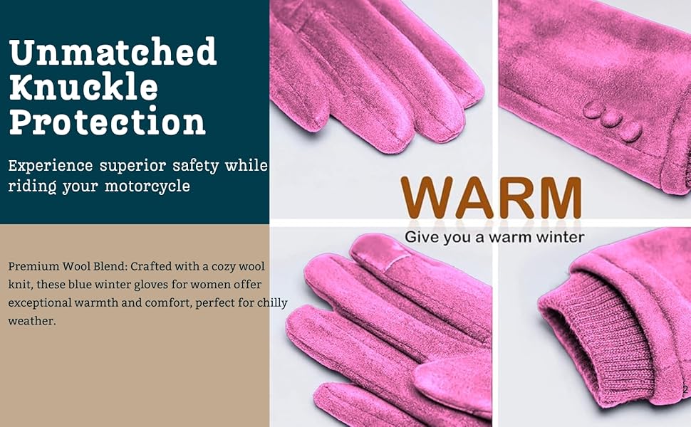 Winter touchscreen gloves Ladies touch gloves Tomorrow gloves