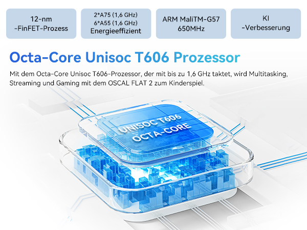OSCAL flat 2 Android 14 smartphone ohne vertrag octa core Android handy ohne vertrag