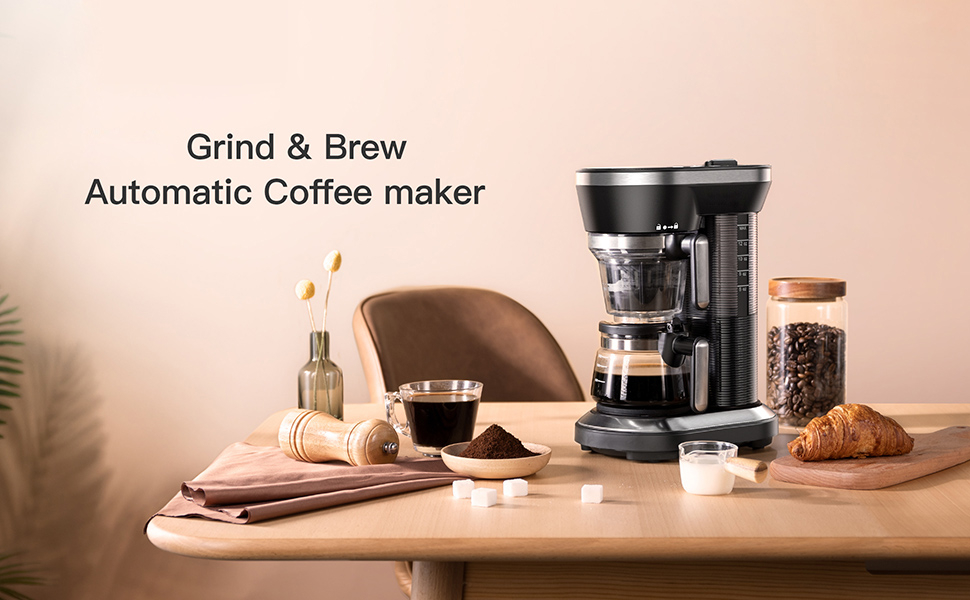 boly Grind and Brew Automatic Coffee Machine Home & Kitchen