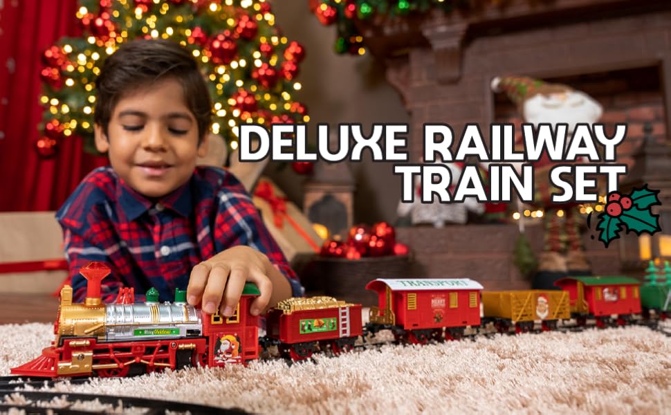 Amazon.com: Play Moon Electric Train Set for Christmas Tree